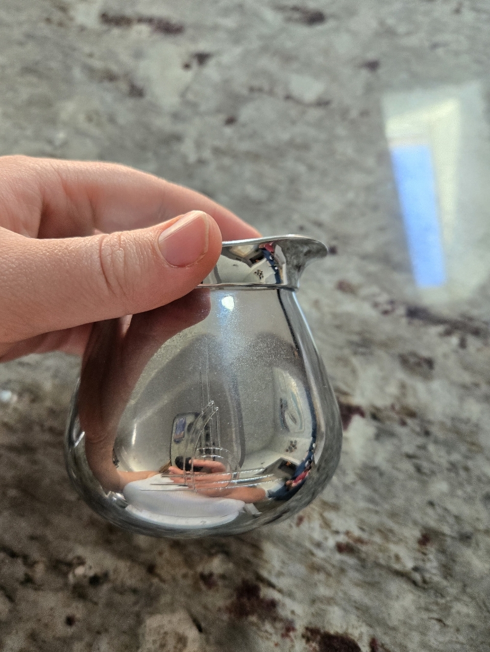 Vintage 1950s Sunbeam Chrome Creamer And Sugar 3" Tall  Metal Stainless Steel - Picture 7 of 10
